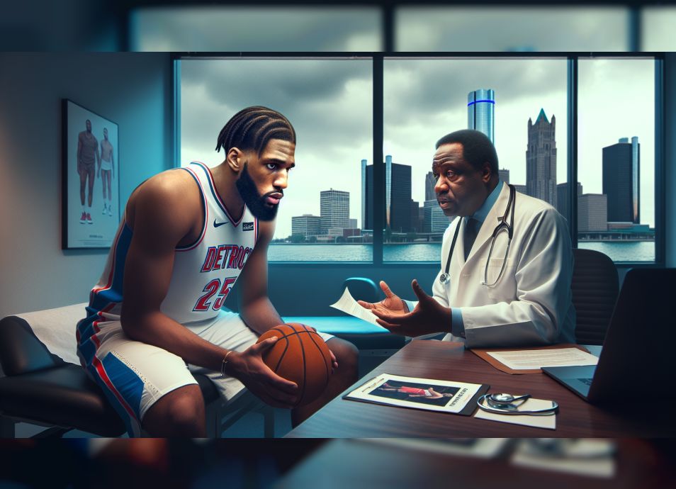 Встреча с врачом Пистонс, который поставил под сомнение баскетбольное будущее Донатаса Мотейюнаса